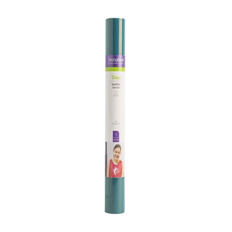 Cricut Sportflex Iron-On 30x60cm (Teal); Thin and lightweight to stretch and flex on active wear; Made for tech fabrics like polyester and nylon; Features the Cricut StrongBond™ Guarantee* for long-lasting results that stick; Easy to weed and apply; use your household iron or Cricut EasyPress™